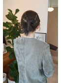 シニヨンアレンジ