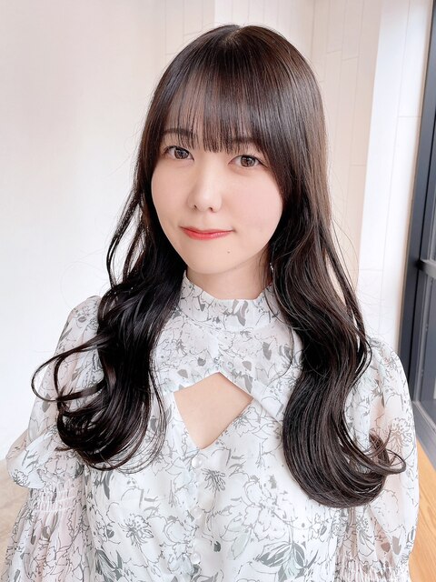 グレージュカラー美髪エモージュレイヤーロング_ba488461