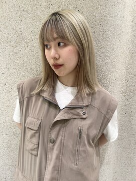 マイル 渋谷(mile) 【SATSUKI】ワイドバング × デザインローライト