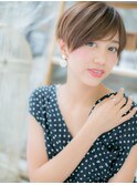 フレンチカジュアル小顔マッシュショートh3越谷20代30代40代