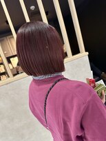 ウィロー(will/ow) ミニボブ/チェリーカラー