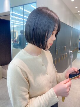 ロンドクロエ 横浜(Lond Chloe) ショート×髪質改善/縮毛矯正/ブリーチなし黒髪/前髪[横浜].
