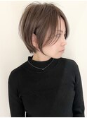 ハイライトレイヤーカットショートボブイルミナカラー天神大名
