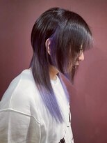 キタロウ (kitaro)&nbsp;前下がりウルフ＋パープルカラー