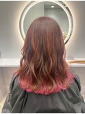 pink × インナーカラー