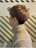 メンズのブリーチカラー 秋冬の透明感カラー/ブロンド/ブラウン3
