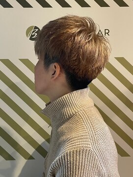 バーバーバー アカバネ(BARBER-BAR AKABANE) メンズのブリーチカラー 秋冬の透明感カラー/ブロンド/ブラウン3