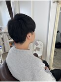 マッシュ×ブルーグレージュ