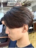 刈り上げニュアンスセンターパートニュアンスパーマ眉毛柏市柏駅