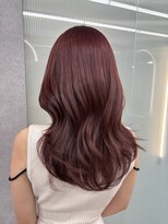 ボタン ハカタ(VOTAN hakata) 市野瀬裕奈/韓国ヘア/ワインレッド/チェリーレッド/レイヤー