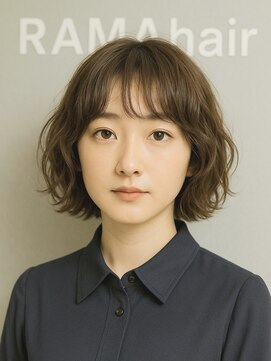 ラマヘアー(RAMA hair) クール系甘スパイスボブ