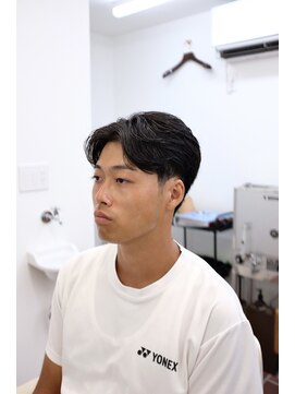 パストアンドニュー(past and new) センターパート　テーパーフェード