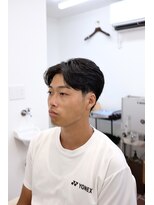 パストアンドニュー(past and new) センターパート テーパーフェード