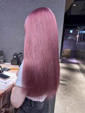 ペレ 栄店(PELE) ホワイトグレージュ/デジタルパーマ/チェリーブラウン/栄