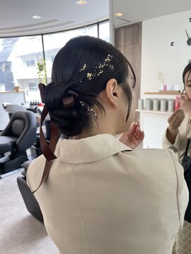 ウル 岡山駅店(ULu.) 岡山ヘアセット　シニヨン