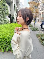 アグ ヘアー ネスト 茨木店(Agu hair nest)&nbsp;大人可愛い20代30代40代丸み小顔ショートボブマッシュ