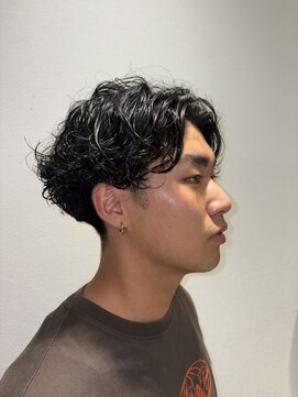 アース 三軒茶屋店(HAIR&MAKE EARTH) 動きをプラスした毛流れパーマ【三軒茶屋】