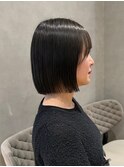 #切りっぱなしボブ#顎下2センチ/森岡俊亮