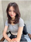 Liberte銀座 ミディアムレイヤー×チョコレートブラウン