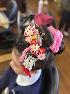 七五三ヘアーセット