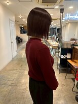 ヘアーブレイス(hair brace) 千葉駅/着物ヘア/大人ガーリー/ダークアッシュ/似合わせカット