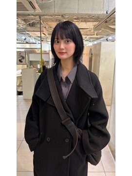 シーム 天神大名店(SEAM) 幼く見られないお店のレイヤーボブ