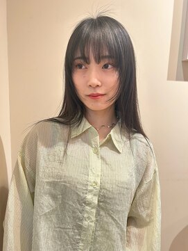 トリッカ シブヤ(TRICCA SHIBUYA) ロングレイヤー/ストレート/黒髪/艶髪/ナチュラル