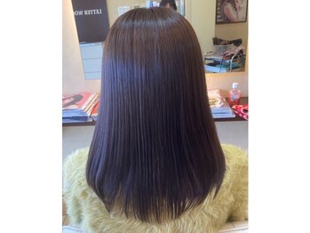 レターウッド(LETTER WOOD)の写真/【髪質改善】大人女性のうねり・広がりを自然な艶ストレートに。