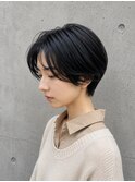 ブルーブラック/大人ショート/透明感カラー