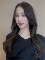 リールヘアー 久留米店(rire hair) 20代30代40代50代60代ロングレイヤー韓国風艶髪暗髪アッシュ◇