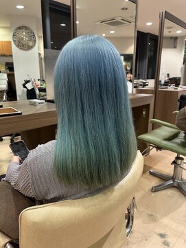 アウラ(AURA) みずいろカラーペールブルーカラーケアブリーチカラー水色カラー