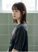 鎖骨の長さ丸みがない切りっぱなし