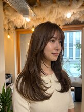 ホロル(horol)&nbsp;顔まわりレイヤーの艶ロング