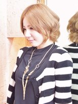 ギミック ヘア ファクトリー(gimmick hair factory) 外国人風ミディアムボブ