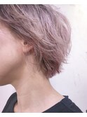 【Marlお客様スタイル】ダークルーツのペールピンクカラー