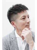 メリケンバーバーショップ コウベ(MERICAN BARBERSHOP KOBE)&nbsp;ワイルドアップバングビジネスソフトツーブロック#m103