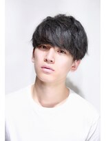 リップスヘアー 銀座(LIPPS hair)&nbsp;ナチュラルネープレスラフビジカジツーブロックスマートマッシュ