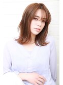 [OCEAN Hair&Life]外ハネボブ☆アッシュブラウン☆ふわミディ☆