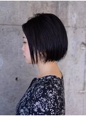 ウェット×ミニボブ