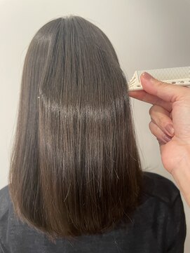 ヘアメイク クリア 本店(hair+make CLEAR) ツヤ髪ナチュラルストレート 30代40代50代