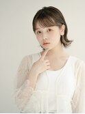 ボブ/カーキグレージュ/マッシュショート/大人かわいい[新宿駅]