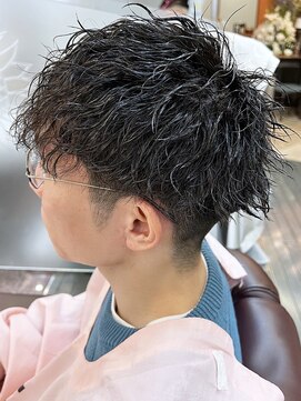 銀座マツナガ 浅草店 ツイストスパイラルパーマ/ツーブロアップバングマッシュ