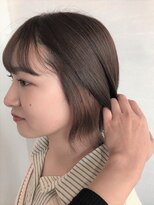 アルム(hair salon Alum)&nbsp;『 インナーカラーデザイン☆　ベージュ　ミニボブ 』