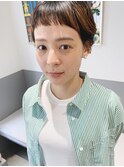 オン眉ショート