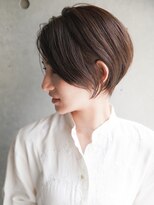 カライング(ing) 大人可愛い20代30代40代黒髪前下がりショートボブ丸みショート◎