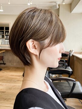 アマトウキョウ 表参道(AMA TOKYO) 耳掛けショートヘア　大場猛