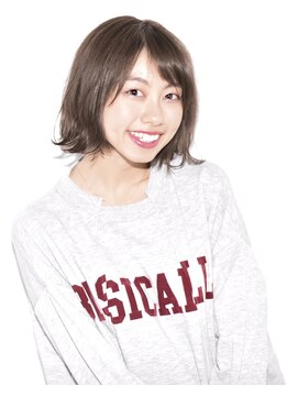 アンブル リュクス 池袋(amble luxe) グレーベージュ ニュアンスカラー モノトーングレージュ ブルー