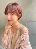 【Taylor 大宮】チェリーブラウン×ショートボブ