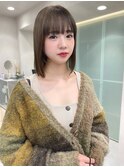 韓国風ヘア　コリアンヘア　顔まわりレイヤー　顔まわりカット　