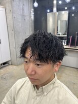 アジールヘア 赤羽駅南口店(agir hair)&nbsp;メンズ波巻きパーママッシュ韓国センターパート